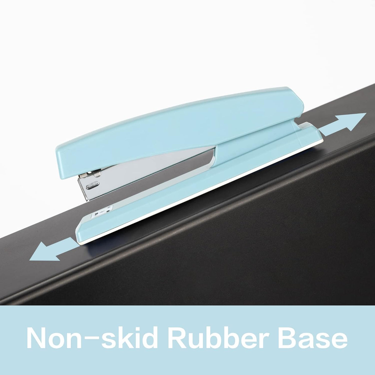 Deli Stapler, 25 Sheet Capacity, 1000 Staples & Staple Remover, Blue