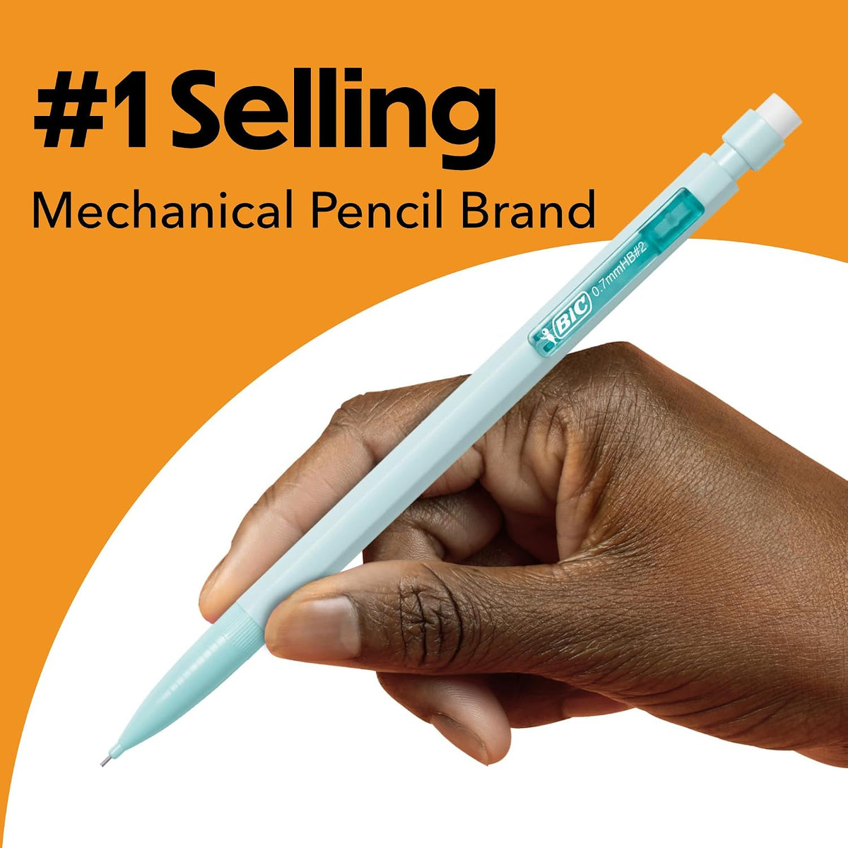 BIC Xtra-Smooth Mechanical Pencils, 0.7 mm Medium Point, 40-Count | No. 2 Lead Resists Smudging and Erases Cleanly, Smooth Reliable Writing, Pastel Barrels, Bulk Pack for Students and Teachers