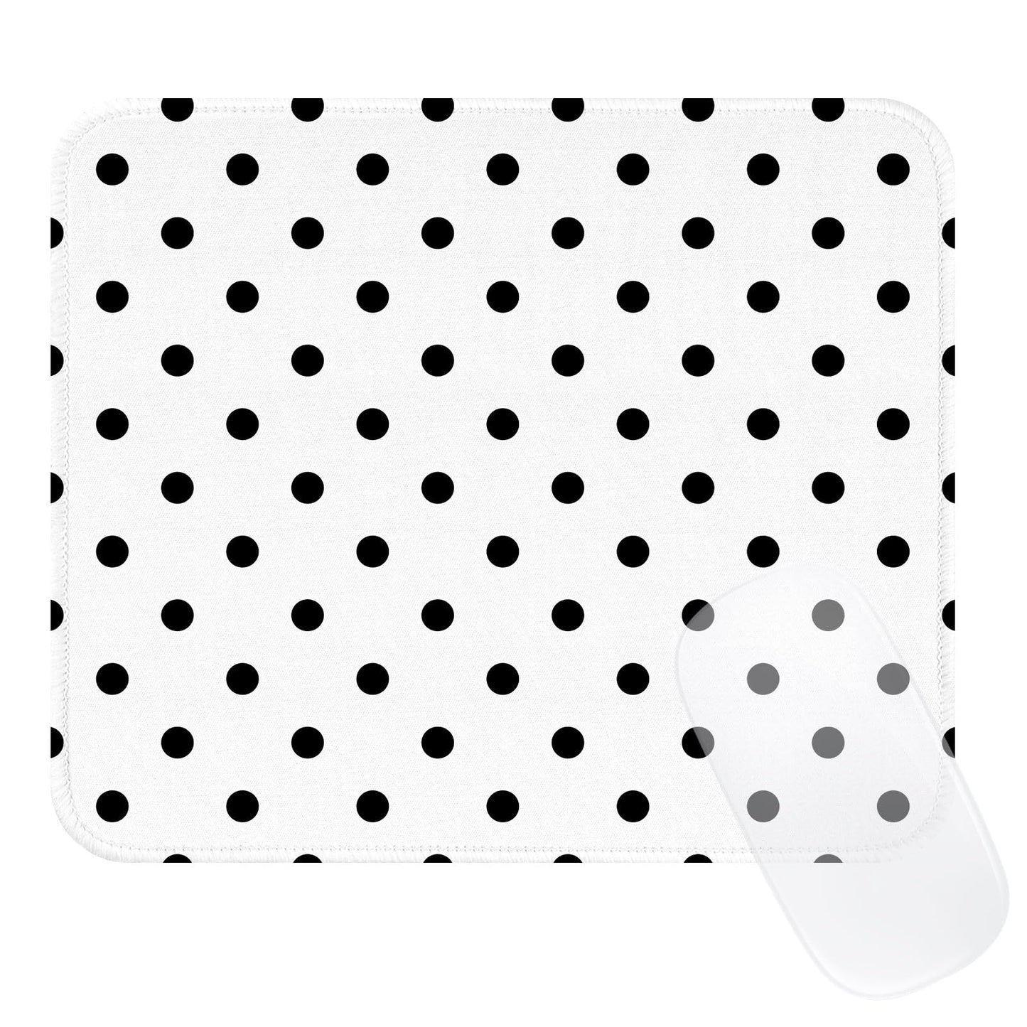 Cute Blue Stripes Mouse Pad, Waterproof Aesthetics Mouse Pads Design, Non-Slip Rubber Base Computer Simple Funny Mousepad,Small Mouse Mat Desk Accessories,Light Blue