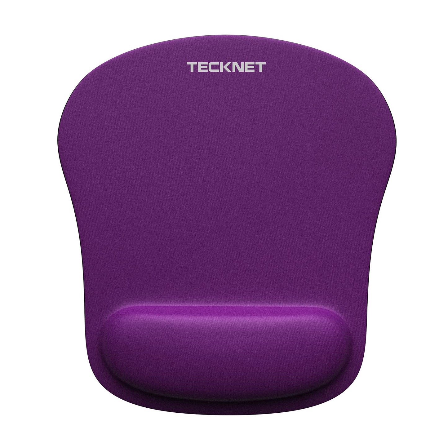 TECKNET Ergonomic Mouse Pad with Wrist Support Black | Soft Memory Foam, Fast Rebound, Pain Relief，Waterproof Surface, Non-slip Base