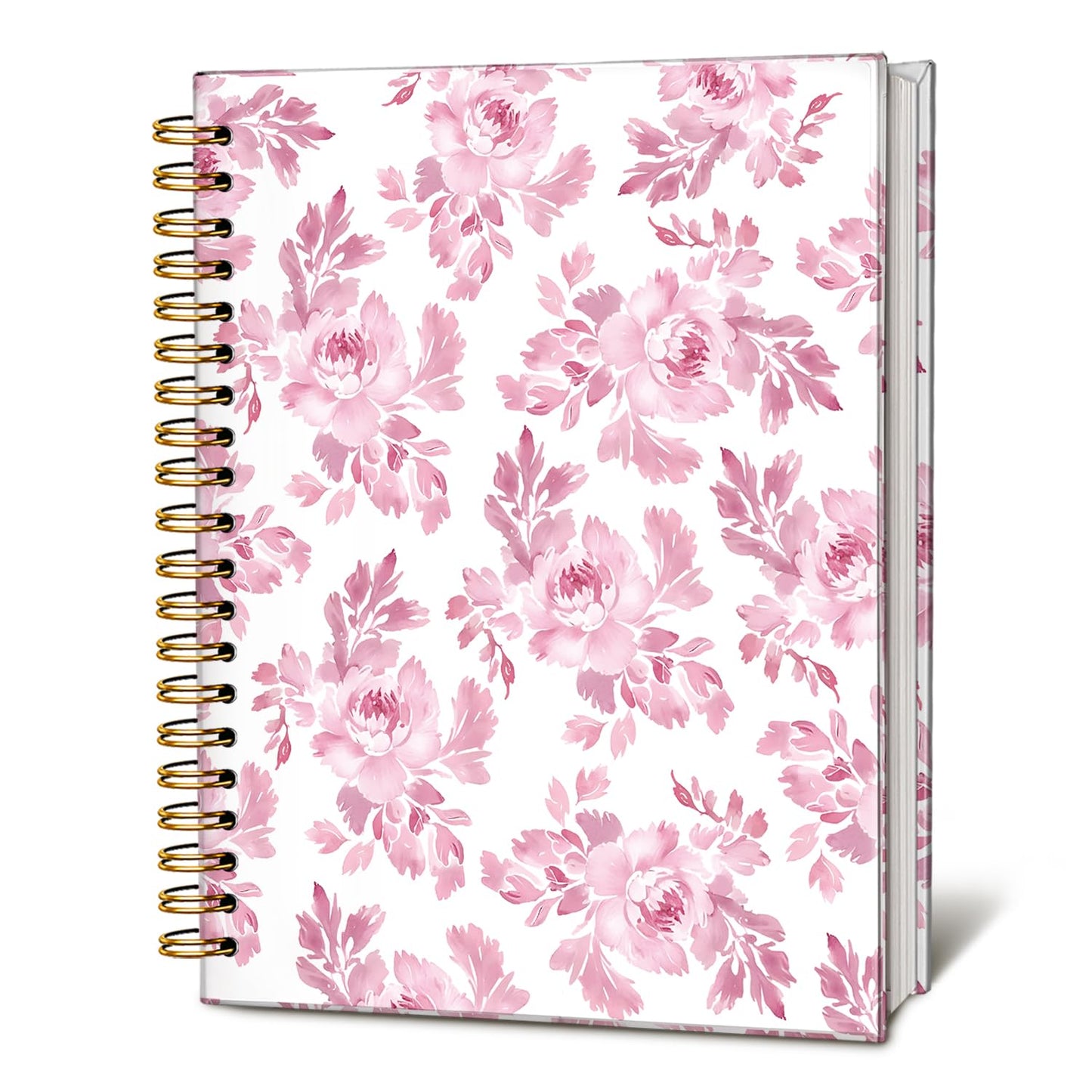 Cute Pink Bow Journal for Teen Girls & Women, Cute School Supplies - Cute Preppy Bow Stuff Birthday Gifts for Women Girls, Coquette Stuff Pink Bow Bible Hardcover Spiral Notebook 5.5x8.3