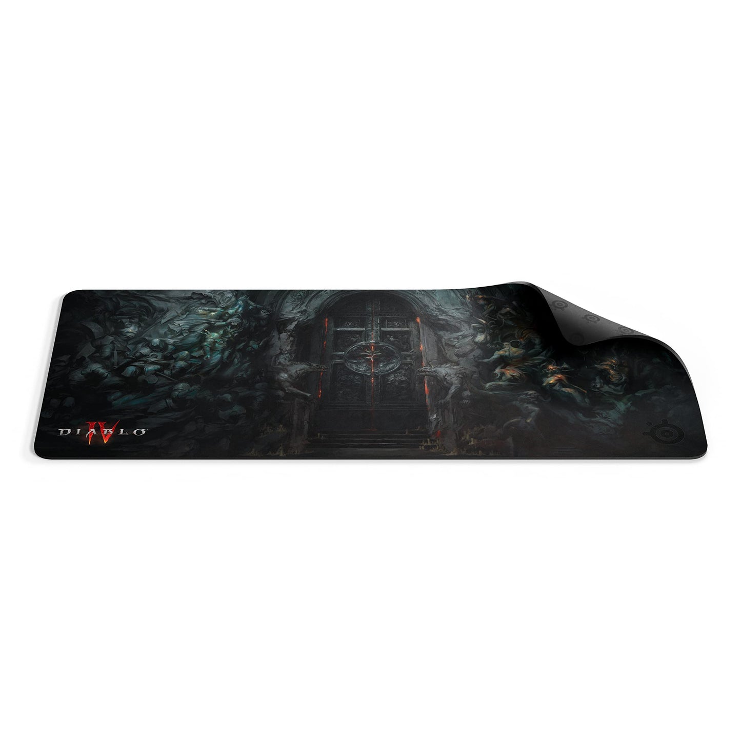 SteelSeries QcK Gaming Mouse Pad - XXL Cloth - Peak Tracking and Stability - Esports Mousepad - Never-Slip - Full Desk Coverage