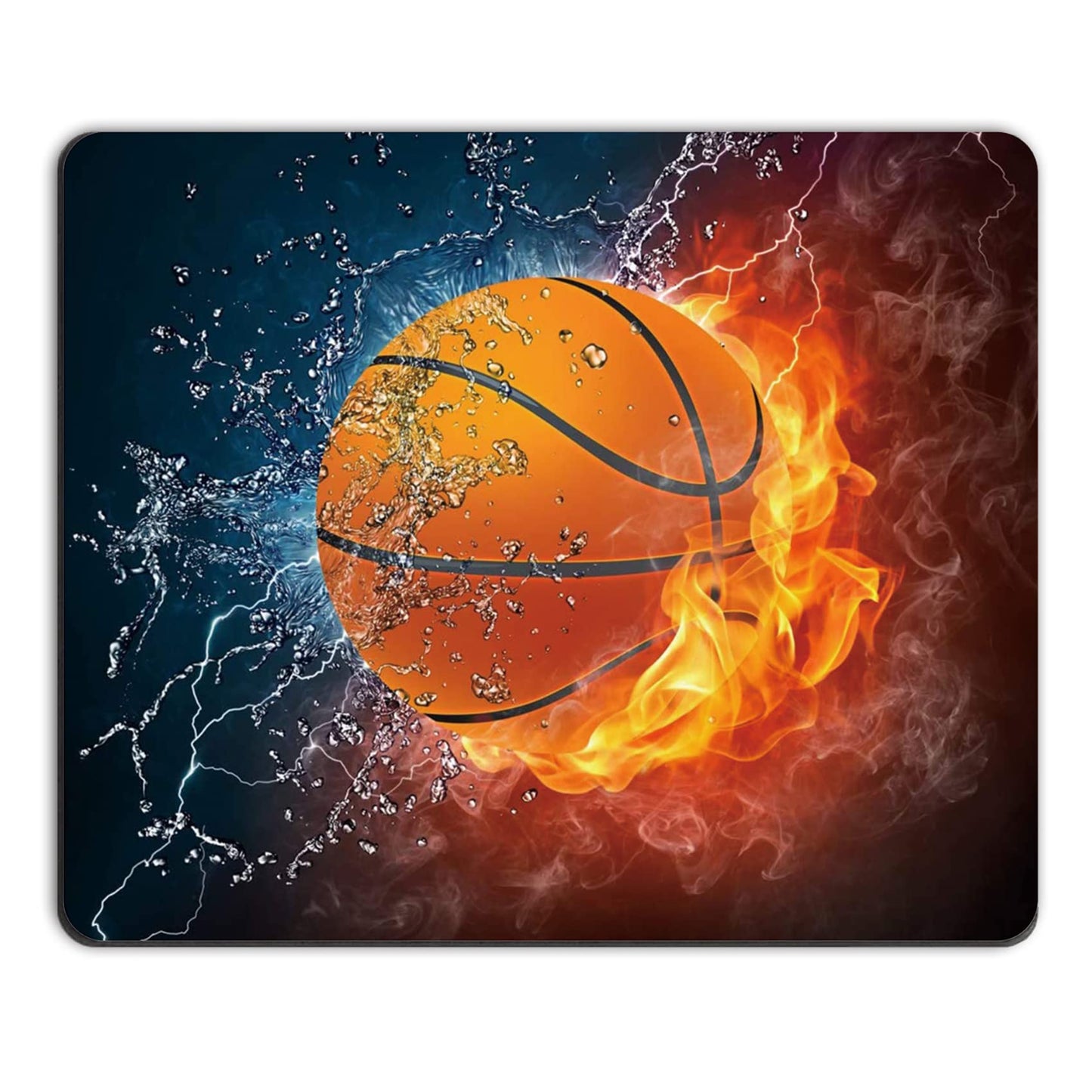 Mouse Pad, Square Mousepad, Personalized Premium-Textured, Non-Slip Rubber Base Mouse Mat, Waterproof Gaming Mouse Pad for Wireless Mouse, Computers, Laptop, Office, Home (Purple Butterfly)