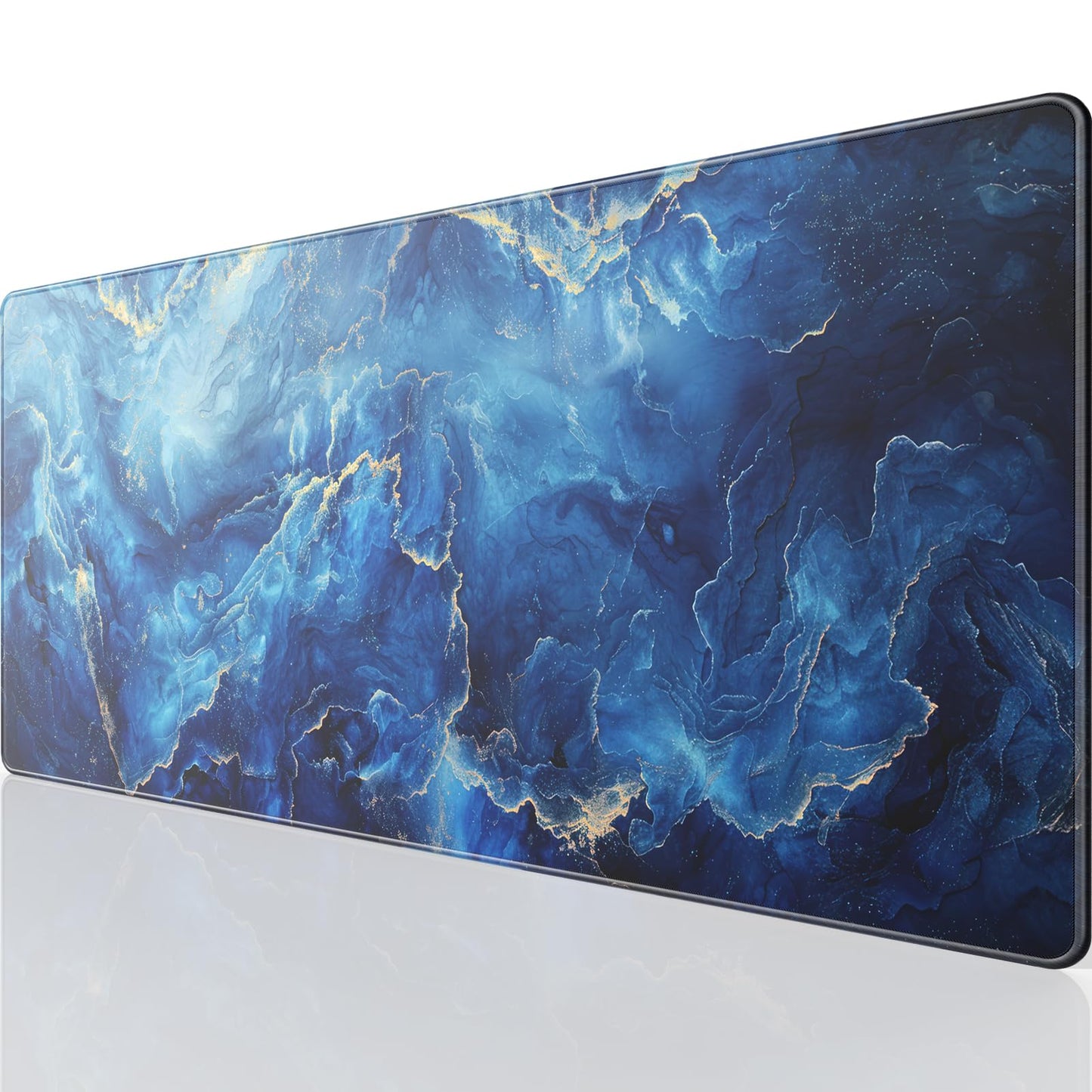 KTRIO Large Gaming Mouse Pad Desk Mat for Gamer, 31.5" x 11.8", Black, XL | Extended Size Design, Superior Micro-Weave Cloth, Non-Slip Rubber Base, Durable Stitched Edges, Water-Resistant Coating
