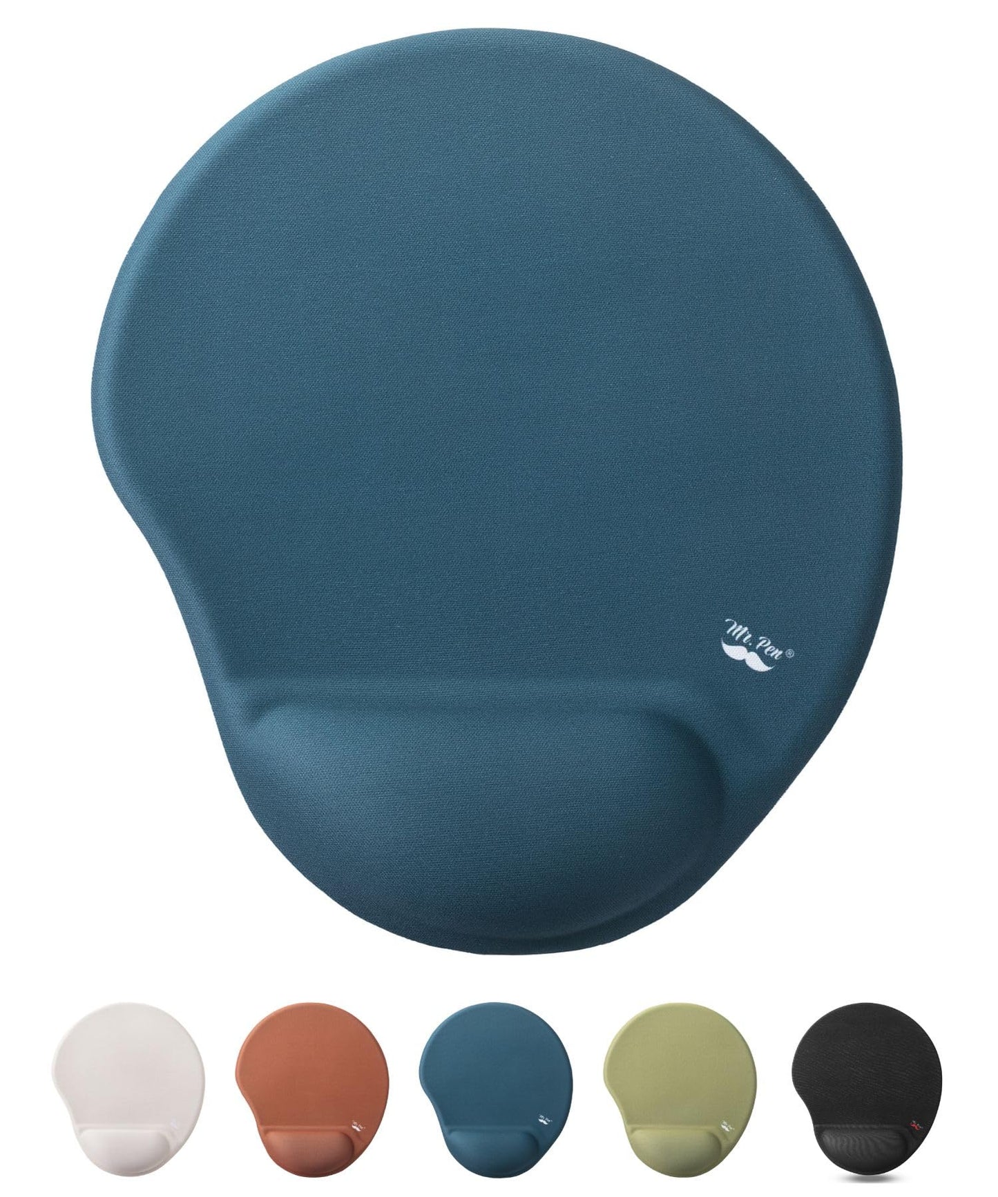 Mr. Pen- Ergonomic Mouse Pad with Wrist Rest | Breathable Fabric with Memory Foam Cushion, Non-Slip Rubber Base, Gel Mouse Pad with Wrist Support