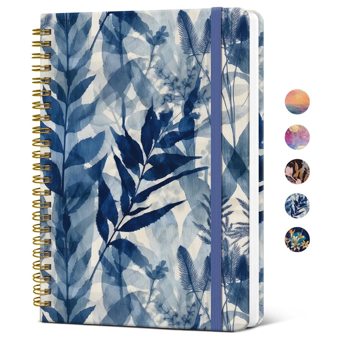 ZOTIA Lined Spiral Notebook for Work Hardcover Spiral Journal College Ruled | Purple, 5.7" x 7.9" Spiral Journals for Writing, Work Notebooks, Note taking and Office School Supplies, 140 Pages