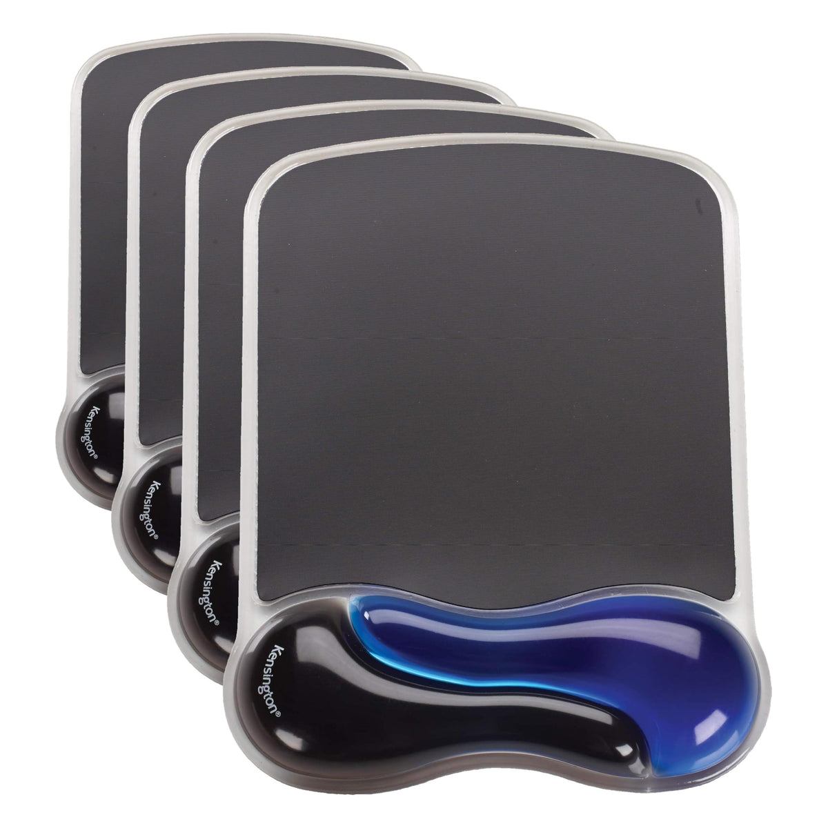 Kensington Duo Gel Mouse Pad with Wrist Rest, Ergonomic Wrist Support for Pain Relief, Comfortable Non-Skid Gel Pad for Computer, Laptop, Office & Home 9.6" x 7.6", Blue K62401AM | Ergonomic wrist support, non-skid gel pad, 9.6 x 7.6 in, pain relief for l
