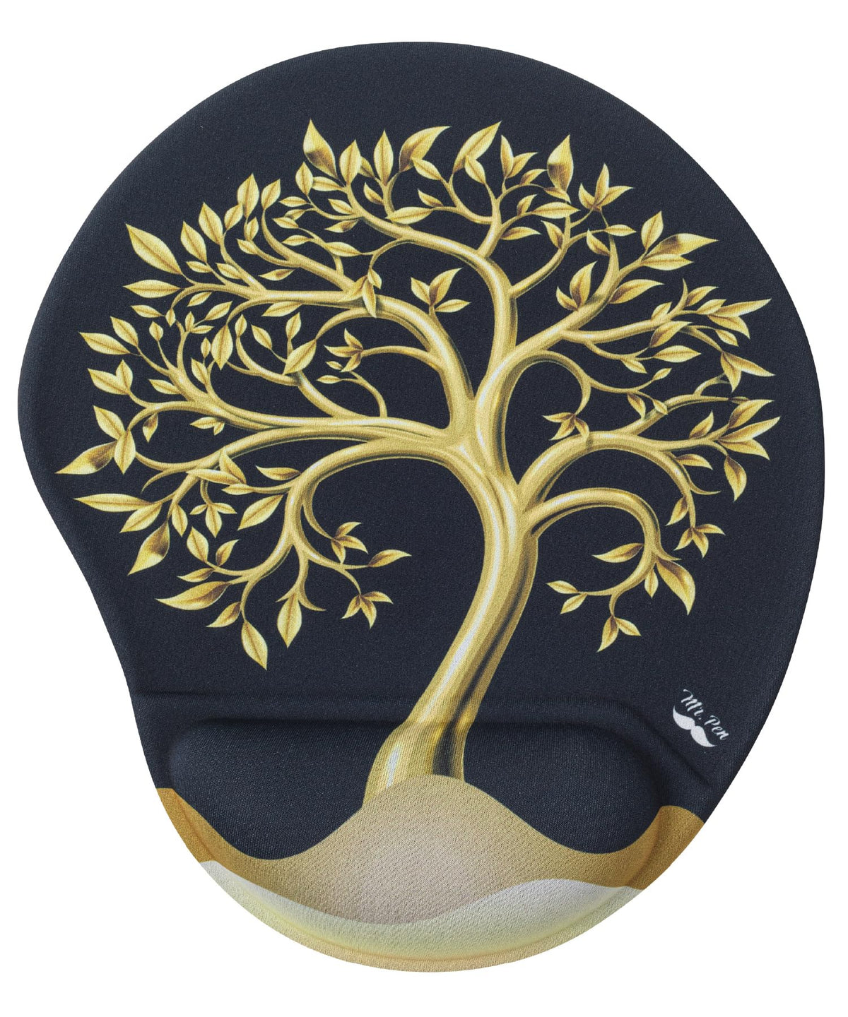 Mr. Pen- Ergonomic Mouse Pad with Wrist Rest | Breathable Fabric with Memory Foam Cushion, Non-Slip Rubber Base, Gel Mouse Pad with Wrist Support