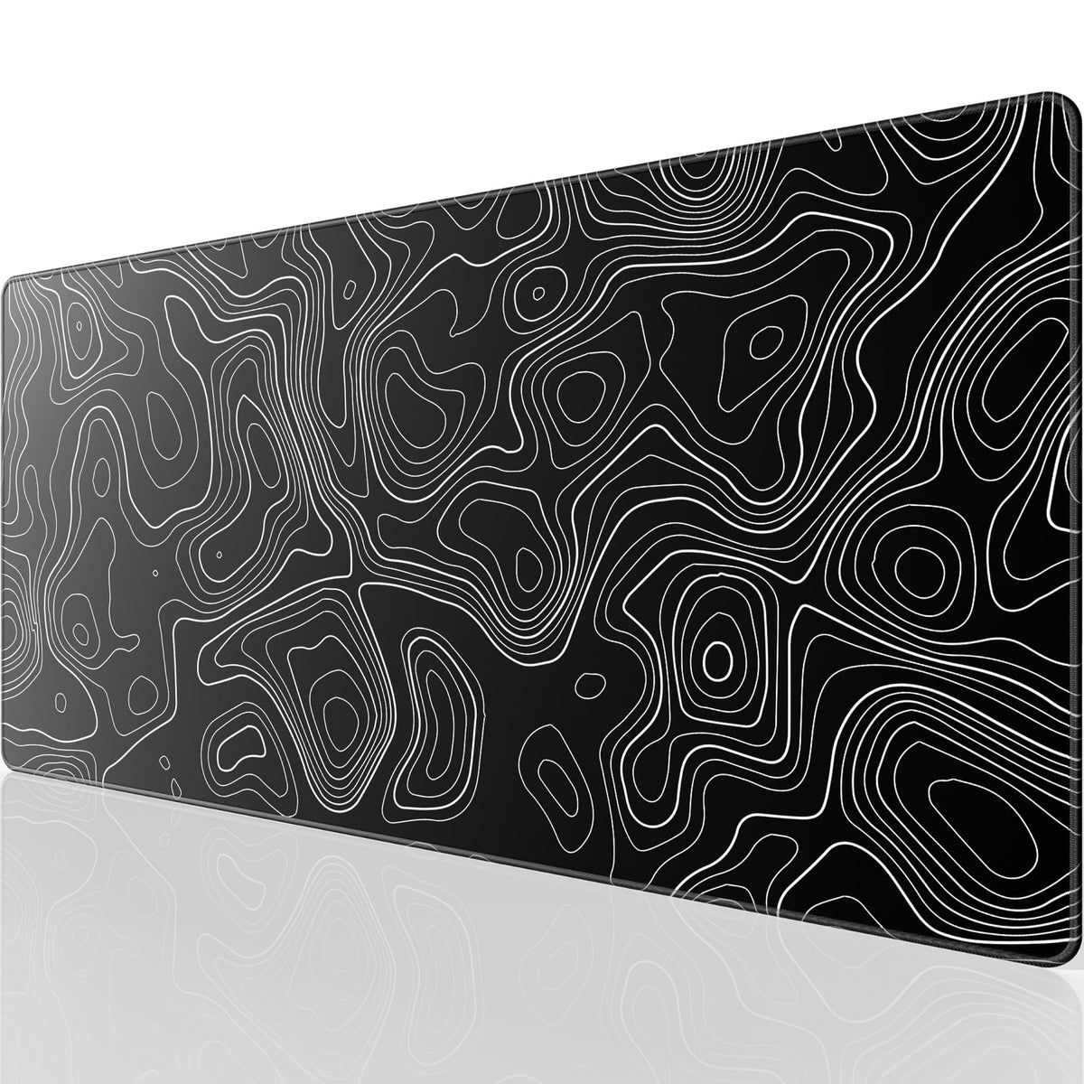 KTRIO Large Gaming Mouse Pad Desk Mat for Gamer, 31.5" x 11.8", Black, XL | Extended Size Design, Superior Micro-Weave Cloth, Non-Slip Rubber Base, Durable Stitched Edges, Water-Resistant Coating