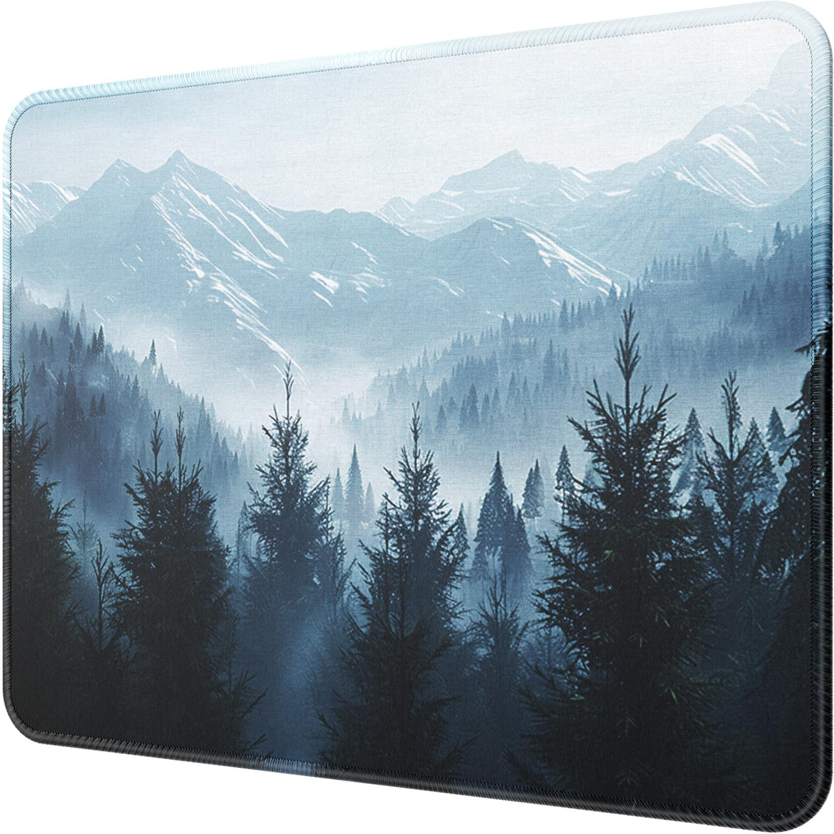 MROCO Essential Office & Gaming Mouse Pad, 30% Larger, 8.5” x 11” in, Black | Anti-Fray Stitched Edges, Premium Textured Surface, Non-Slip Rubber Base, Water and Stain Resistant Protection