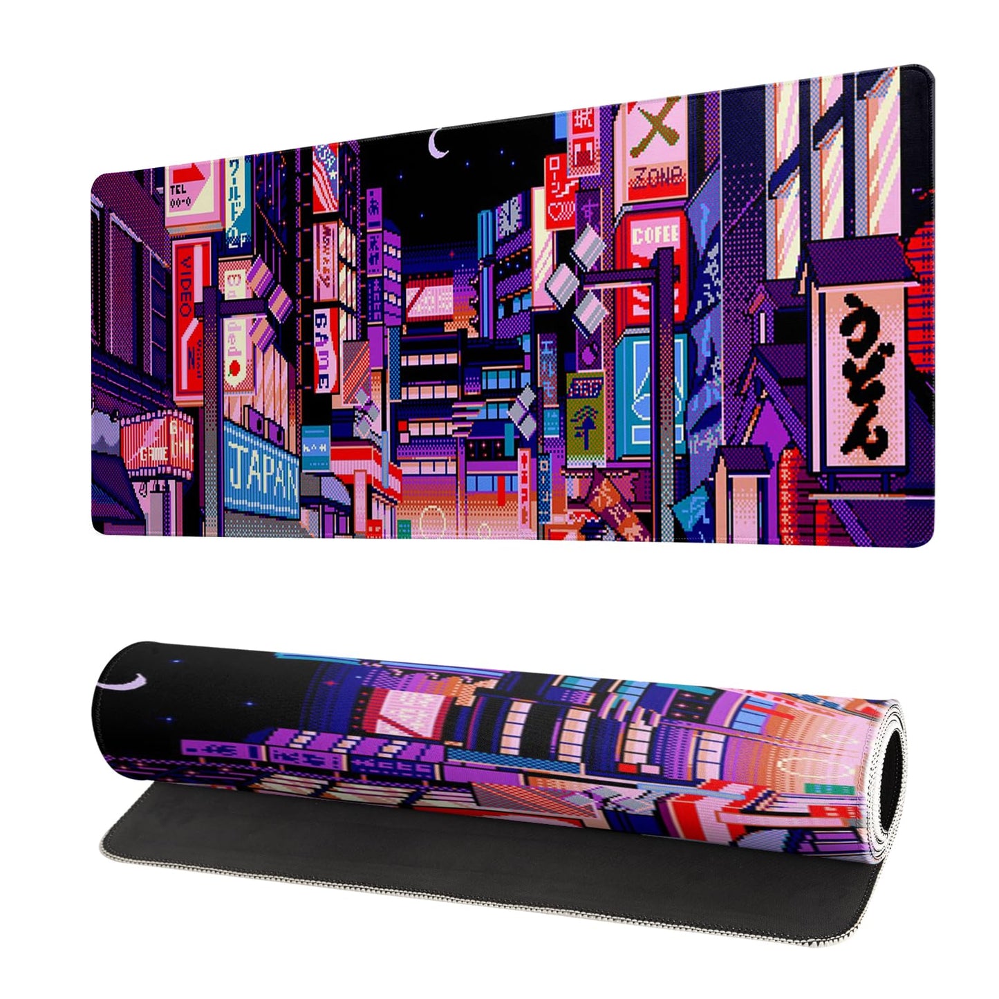 Topographic Contour Extended Big Mouse Pad Large,Gaming Mouse Pad Desk Pad,27.6x11.8 Inch Long Computer Keyboard Mouse Mat Mousepad with 3mm Non-Slip Base and Stitched Edge for Gaming and Office