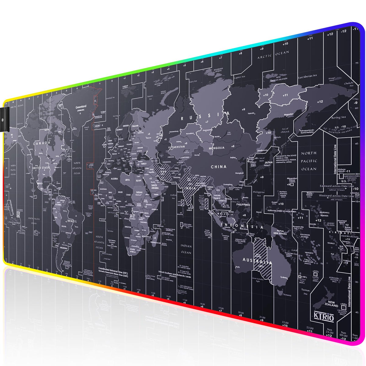 KTRIO Large Gaming Mouse Pad Desk Mat for Gamer, 31.5" x 11.8", Black, XL | Extended Size Design, Superior Micro-Weave Cloth, Non-Slip Rubber Base, Durable Stitched Edges, Water-Resistant Coating