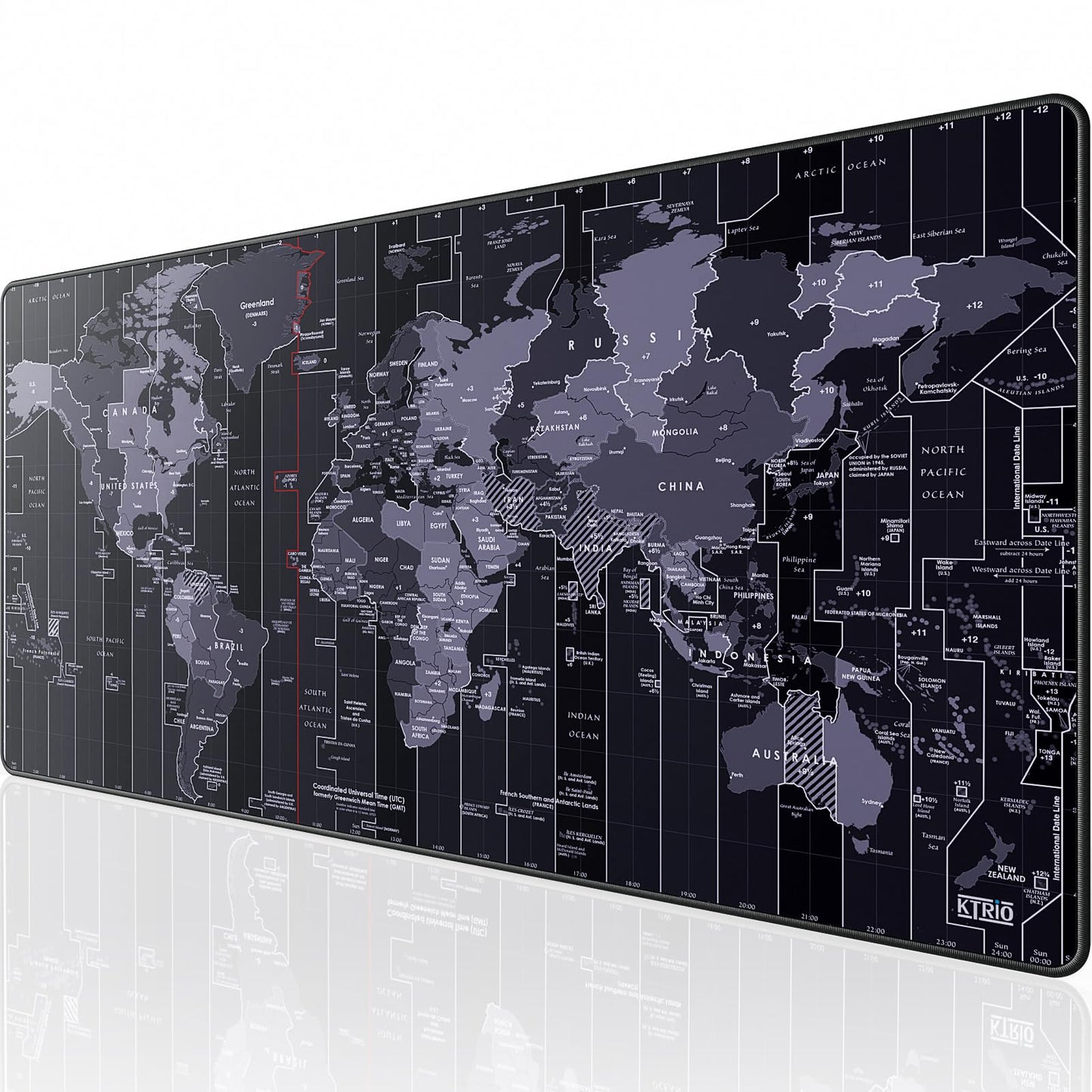 KTRIO Large Gaming Mouse Pad Desk Mat for Gamer, 31.5" x 11.8", Black, XL | Extended Size Design, Superior Micro-Weave Cloth, Non-Slip Rubber Base, Durable Stitched Edges, Water-Resistant Coating