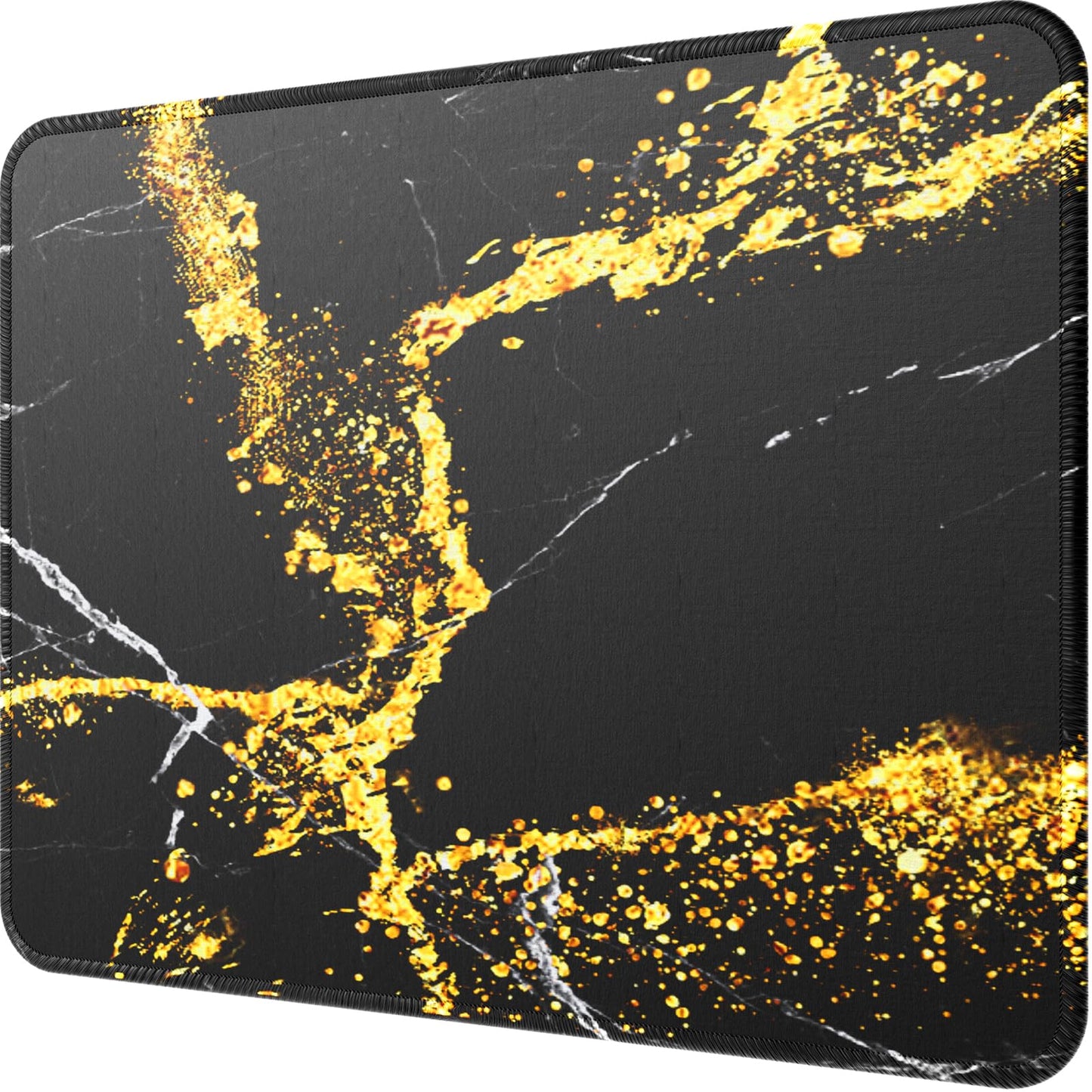 MROCO Essential Office & Gaming Mouse Pad, 30% Larger, 8.5” x 11” in, Black | Anti-Fray Stitched Edges, Premium Textured Surface, Non-Slip Rubber Base, Water and Stain Resistant Protection