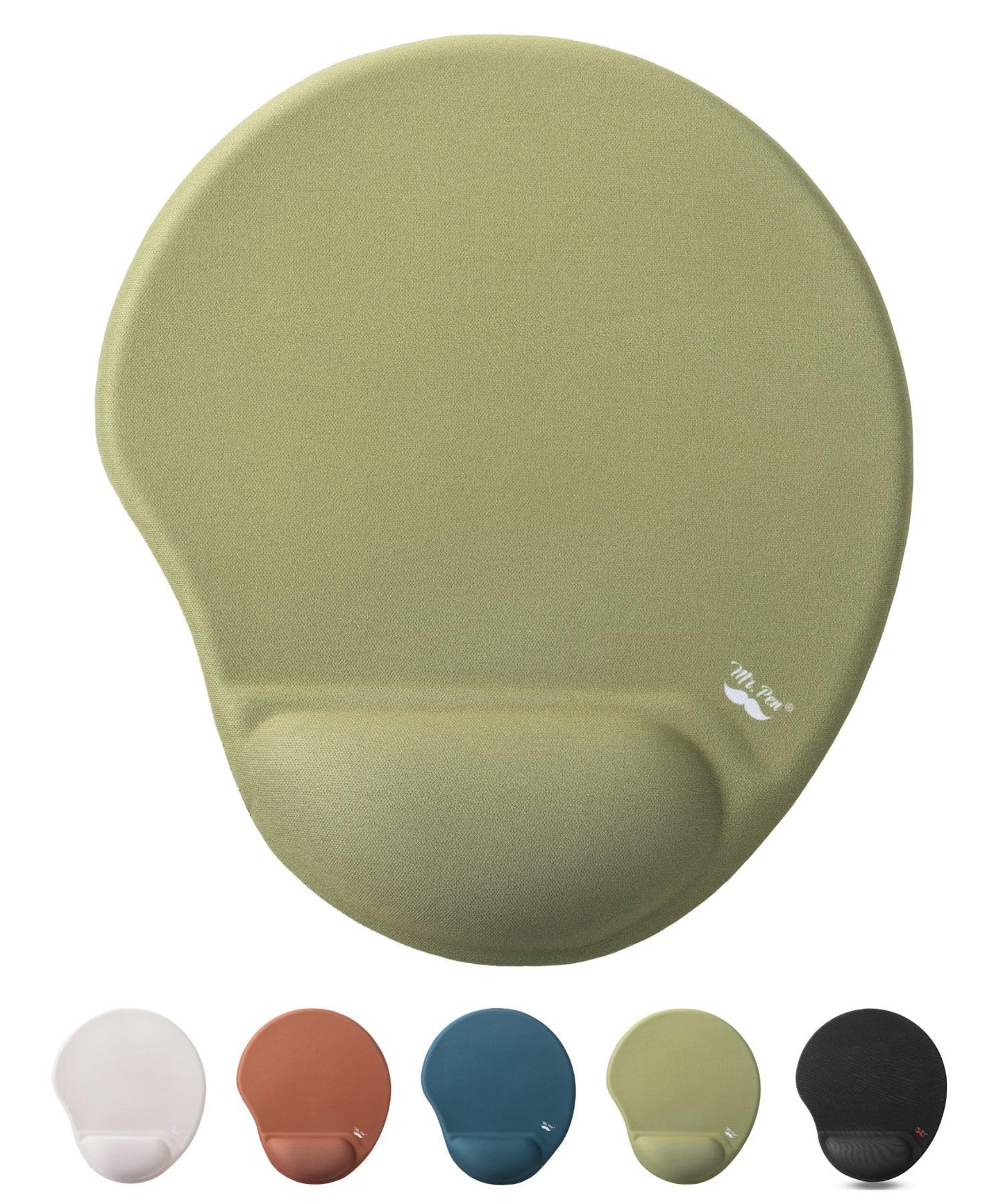 Mr. Pen- Ergonomic Mouse Pad with Wrist Rest | Breathable Fabric with Memory Foam Cushion, Non-Slip Rubber Base, Gel Mouse Pad with Wrist Support