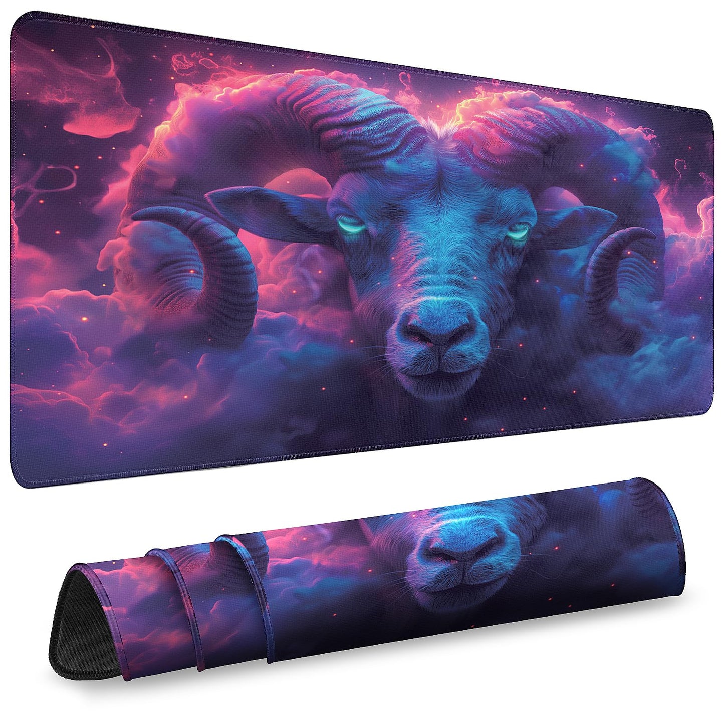 Gaming Mouse Pad, Desk Mat for Keyboard and Mouse, Large Mouse Pad for Desk, Computer Mousepad