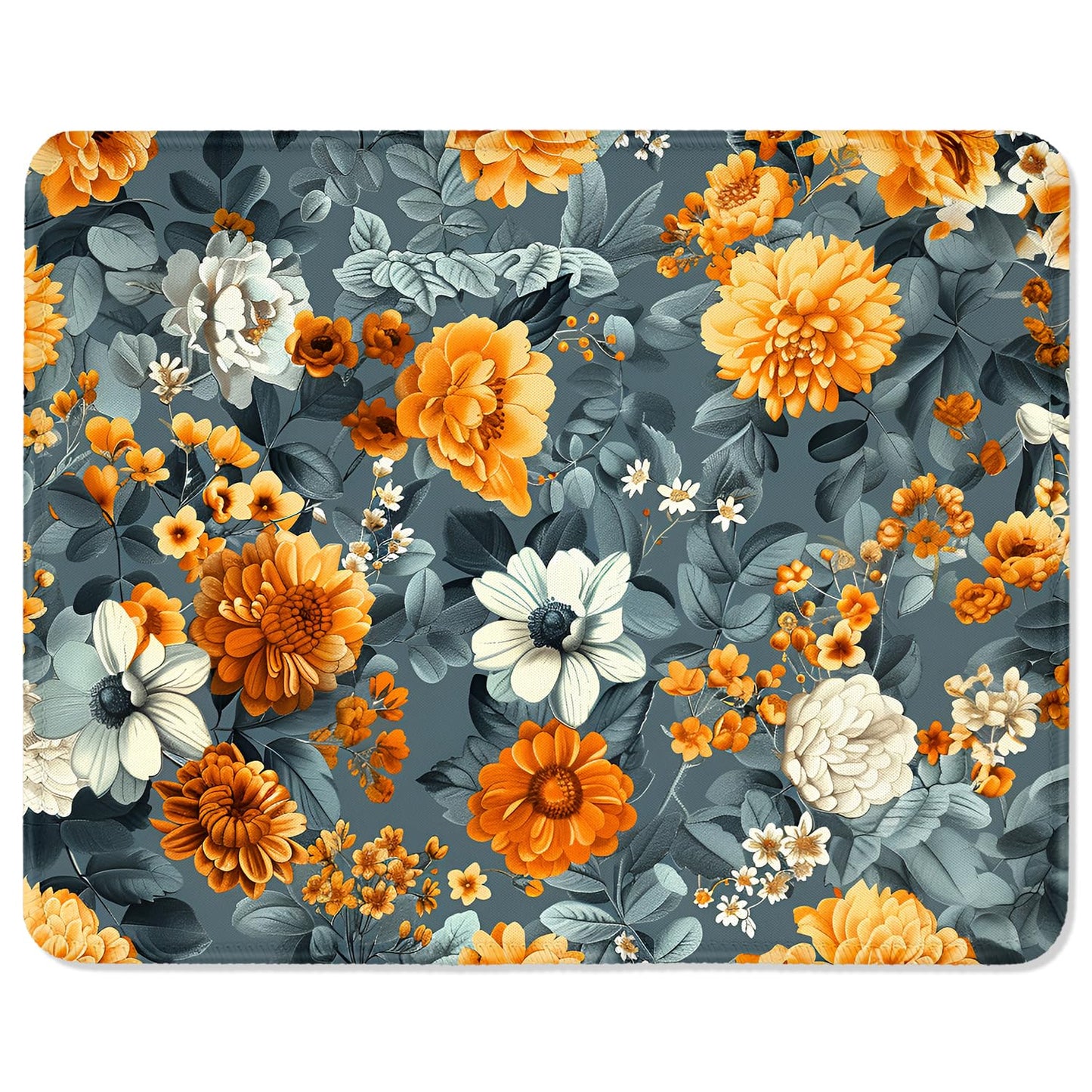 ITNRSIIET Mouse Pad with Stitched Edge Premium Textured Smooth Precise Operation Waterproof Washable Non-Slip Rubber Base Desktop Protection Mat, 10.2×8.3×0.12 inches, Palm Texture