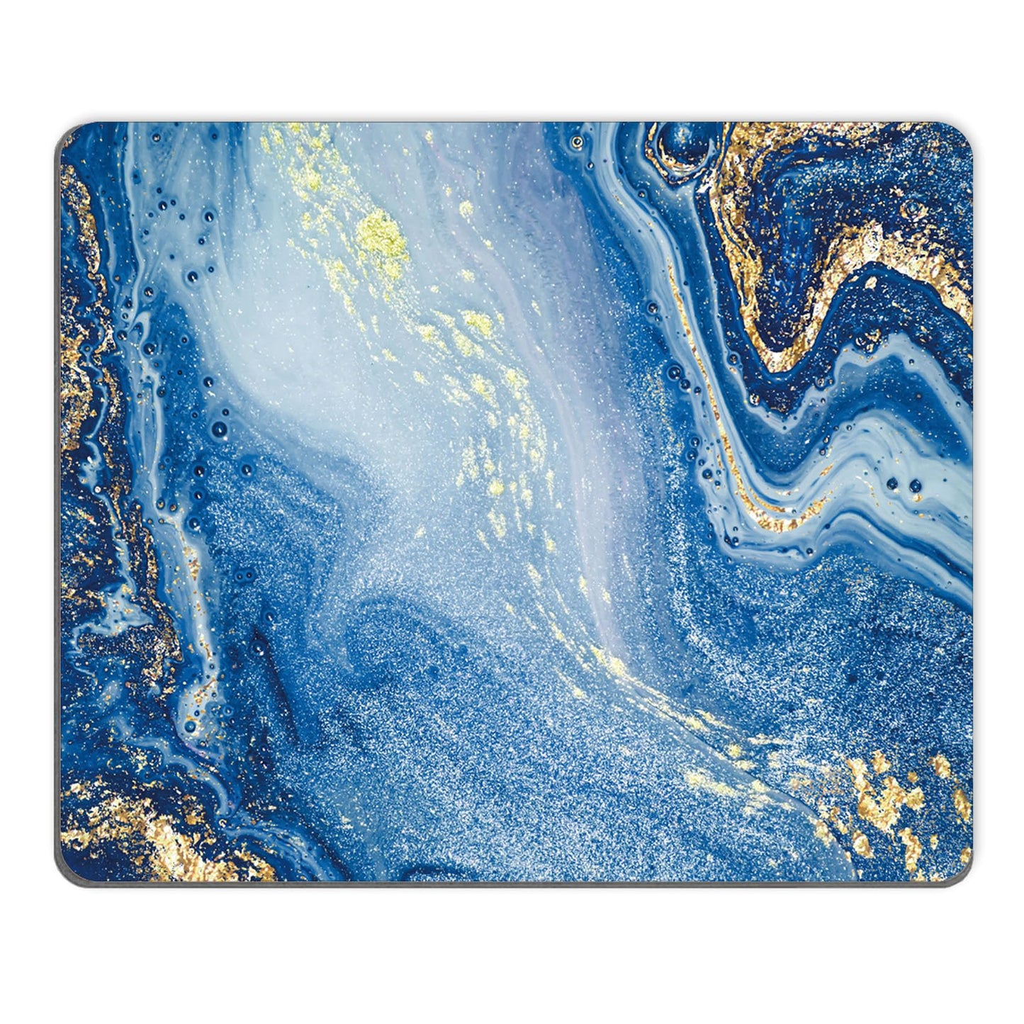 Mouse Pad, Square Mousepad, Personalized Premium-Textured, Non-Slip Rubber Base Mouse Mat, Waterproof Gaming Mouse Pad for Wireless Mouse, Computers, Laptop, Office, Home (Purple Butterfly)