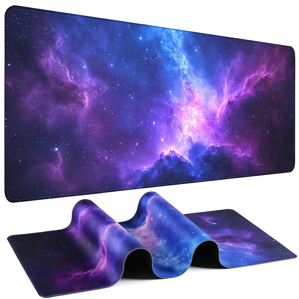 Mouse Pad Gaming - Desk Mat for Keyboard and Mouse - Large Mouse Pads for Desk, Gaming Mousepad with Non-Slip Base, Desks Pad (31.5" X 11.8") for Game, Office and Home
