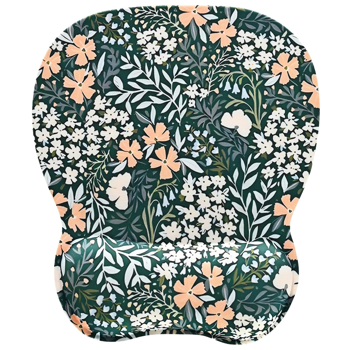 EooCoo Ergonomic Mouse Pad with Wrist Rest, Memory Foam Support Mousepad | Non-Slip Base for Computer, Cafe, Home & Office, 9.64 x 8.26 in Office Desk Accessories, Carpal Tunnel Relief