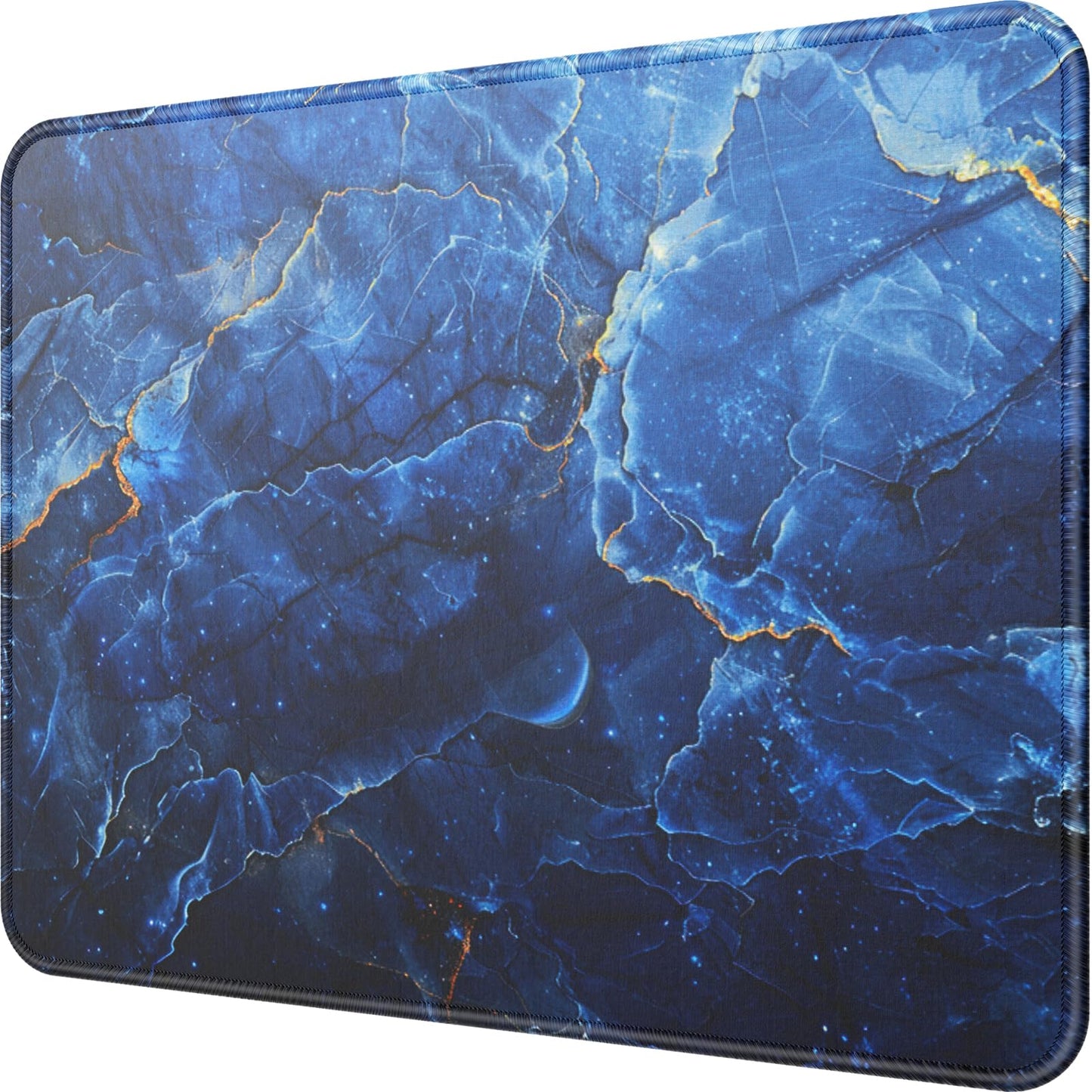 MROCO Essential Office & Gaming Mouse Pad, 30% Larger, 8.5” x 11” in, Black | Anti-Fray Stitched Edges, Premium Textured Surface, Non-Slip Rubber Base, Water and Stain Resistant Protection