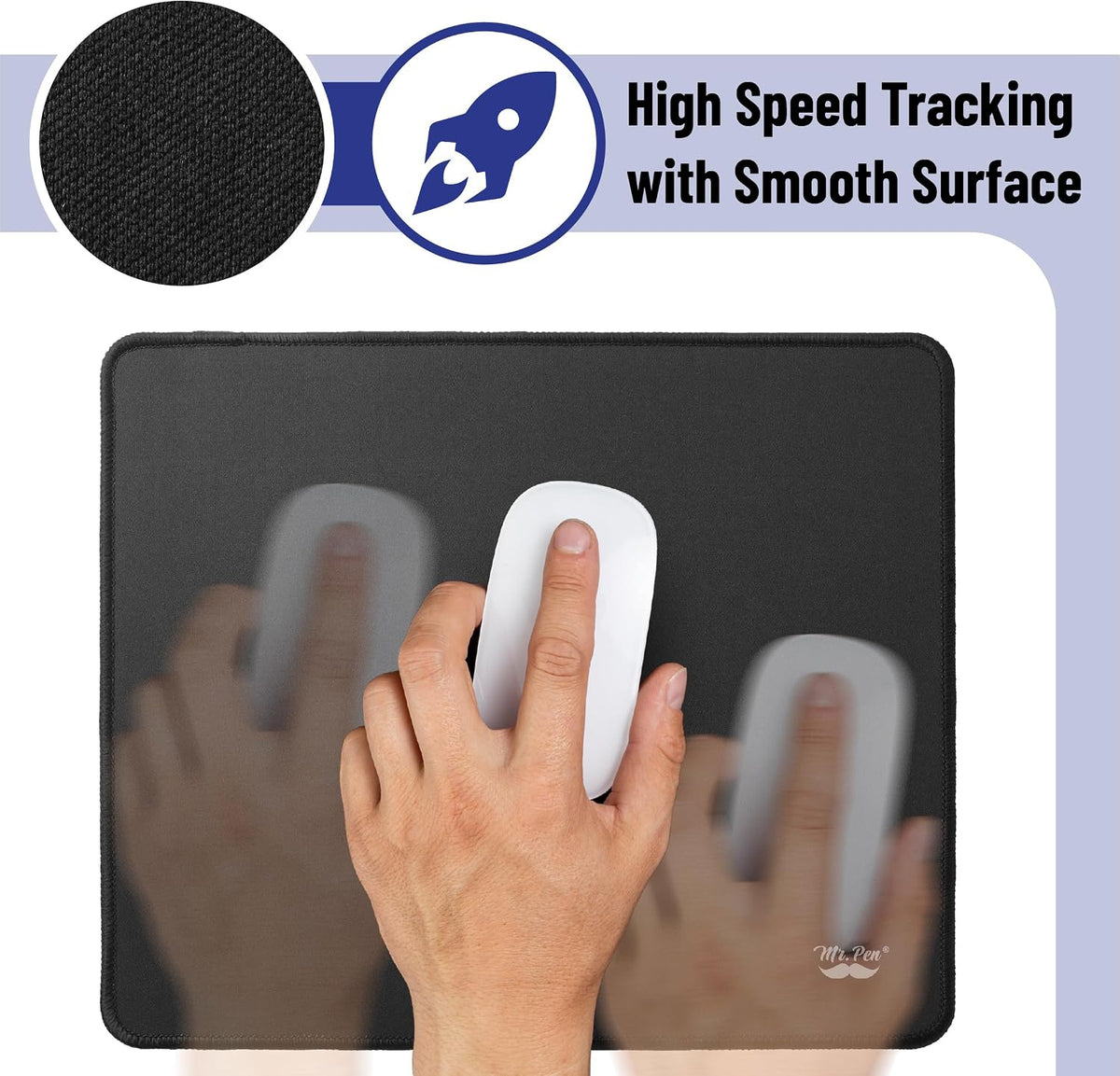 Mr. Pen- Mouse Pad, 12.5"x10.5", 2 Pack, Mouse Pads for Wireless Mouse | Mouse Pad Gaming