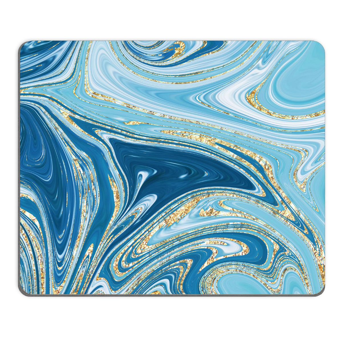 Mouse Pad, Square Mousepad, Personalized Premium-Textured, Non-Slip Rubber Base Mouse Mat, Waterproof Gaming Mouse Pad for Wireless Mouse, Computers, Laptop, Office, Home (Purple Butterfly)