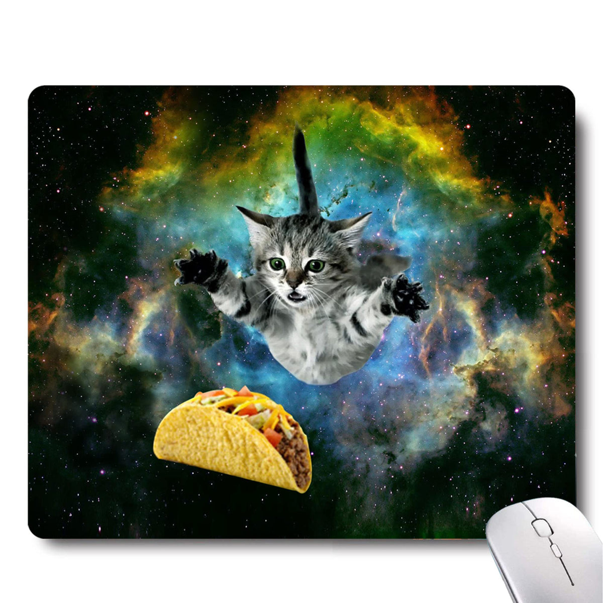 Gorgeous Flowers Plants Mouse Pad,Pink Floral Rose Mouse Pads for Desk,Soft Computer Mouse Mat Cute Mousepad Cloth Computer Mouse Pads for Women,Square Waterproof Non-Slip Rubber Base MousePads