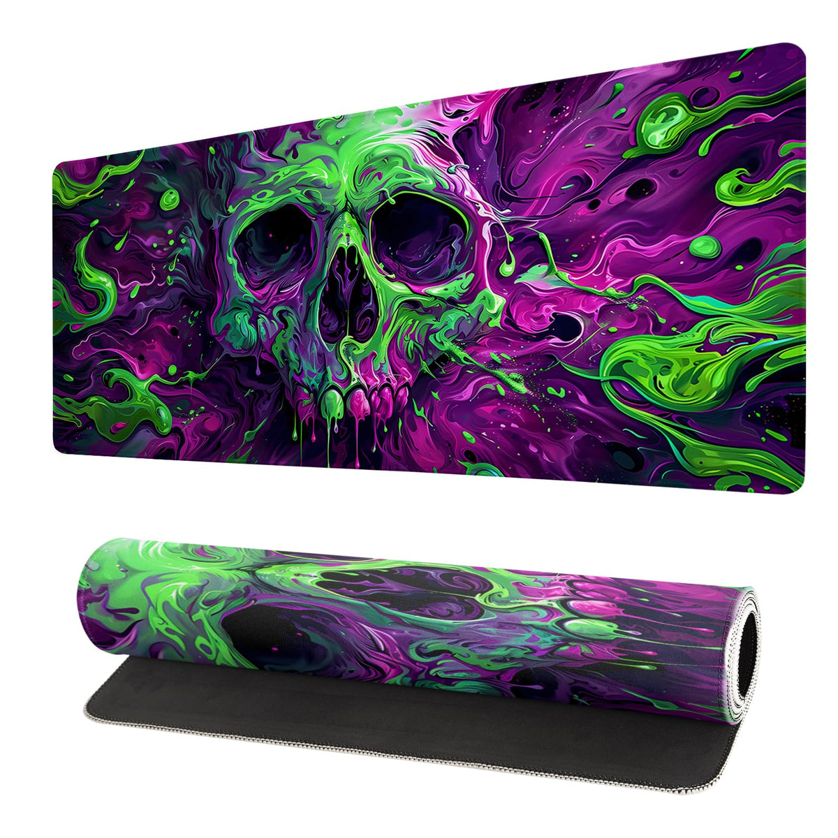 Japanese Mouse Pad, Large Japanese Desk Mat, XL Anime Gaming Keyboard Mat, Non-Slip Rubber Base, Big Extended Desk Protector for Home Office, 31.5”x11.8”