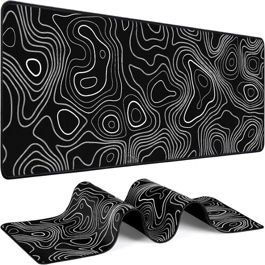 Mouse Pad Gaming - Desk Mat for Keyboard and Mouse - Large Mouse Pads for Desk, Gaming Mousepad with Non-Slip Base, Desks Pad (31.5" X 11.8") for Game, Office and Home