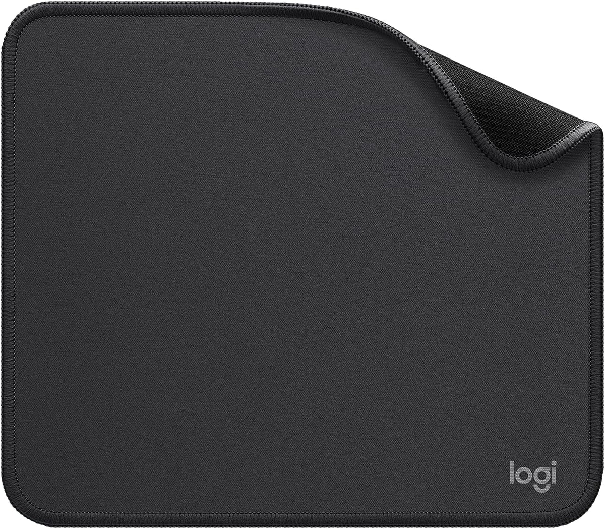 Logitech Studio Series Computer Mouse Pad - Graphite | Anti-slip rubber base, easy gliding surface, durable materials, portable design, for computers