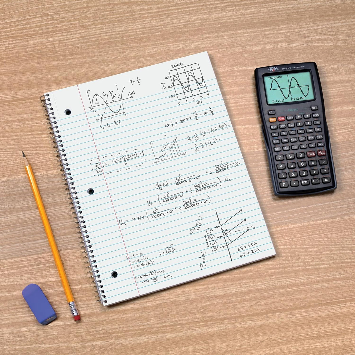 Oxford Spiral Notebooks, 5 Pack, College Ruled, 70 Sheets, Earthtone Covers | 3 hole punched to fit any binder. Perforated sheets tear out easily. Color coded covers. One notebook per subject.