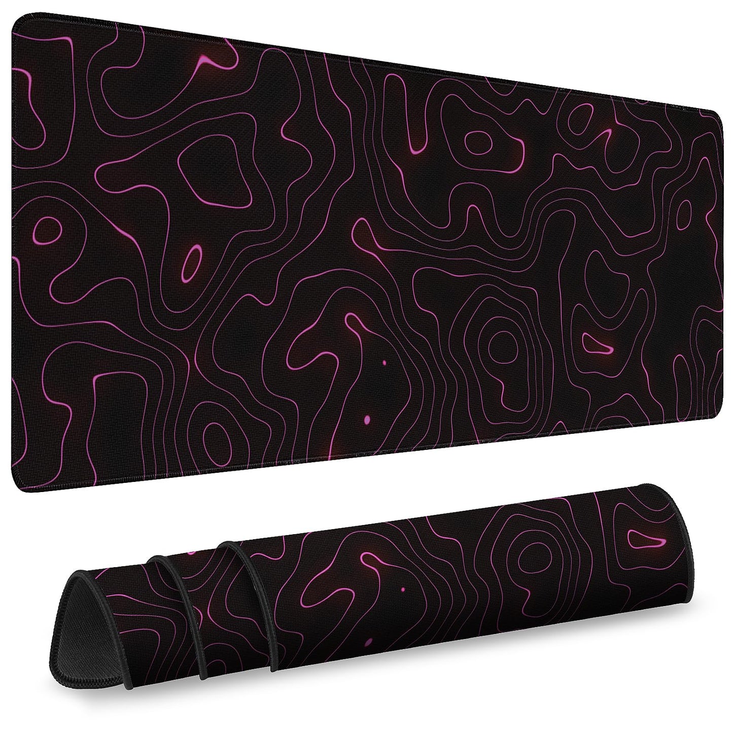 Gaming Mouse Pad, Desk Mat for Keyboard and Mouse, Large Mouse Pad for Desk, Computer Mousepad