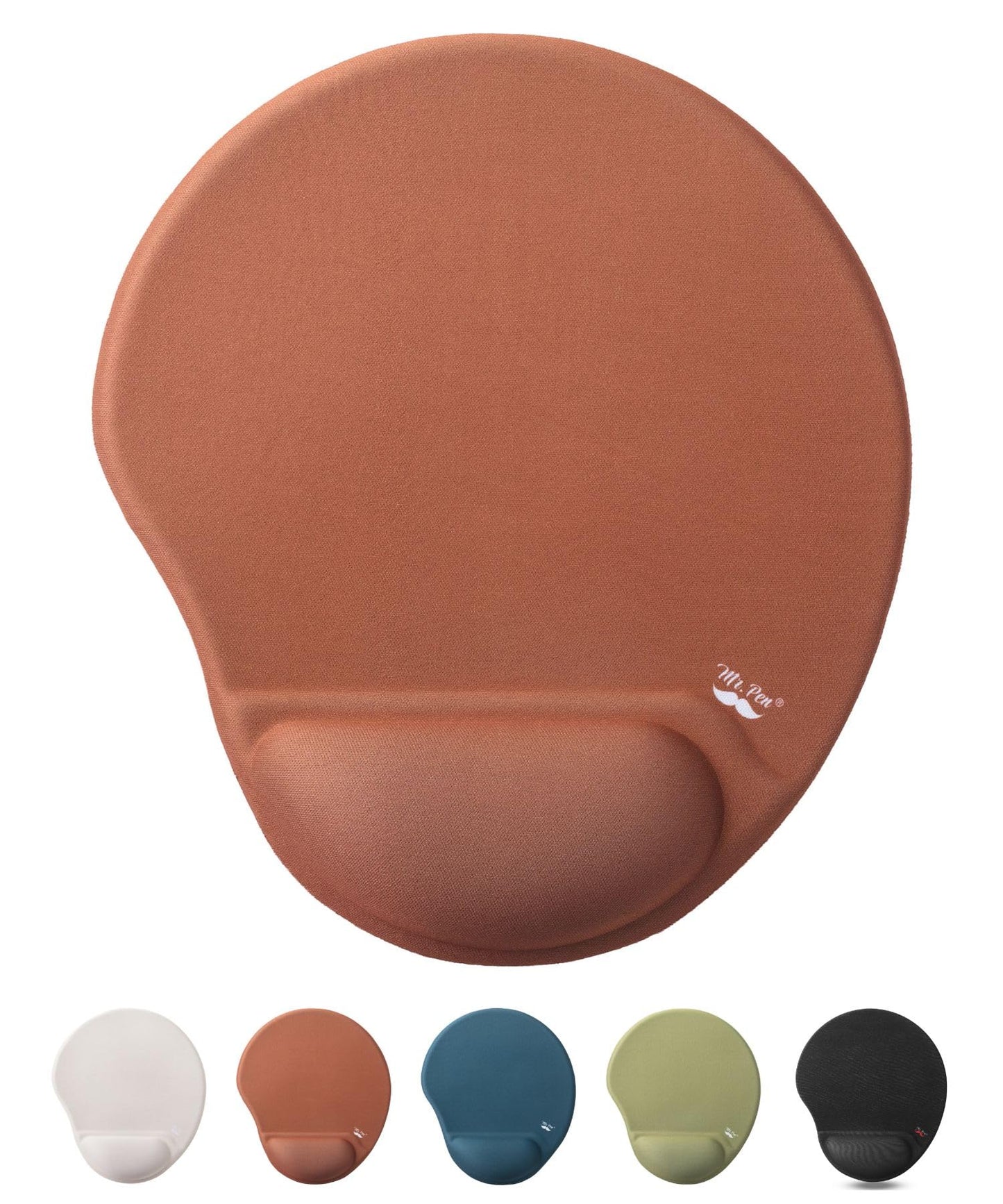 Mr. Pen- Ergonomic Mouse Pad with Wrist Rest | Breathable Fabric with Memory Foam Cushion, Non-Slip Rubber Base, Gel Mouse Pad with Wrist Support