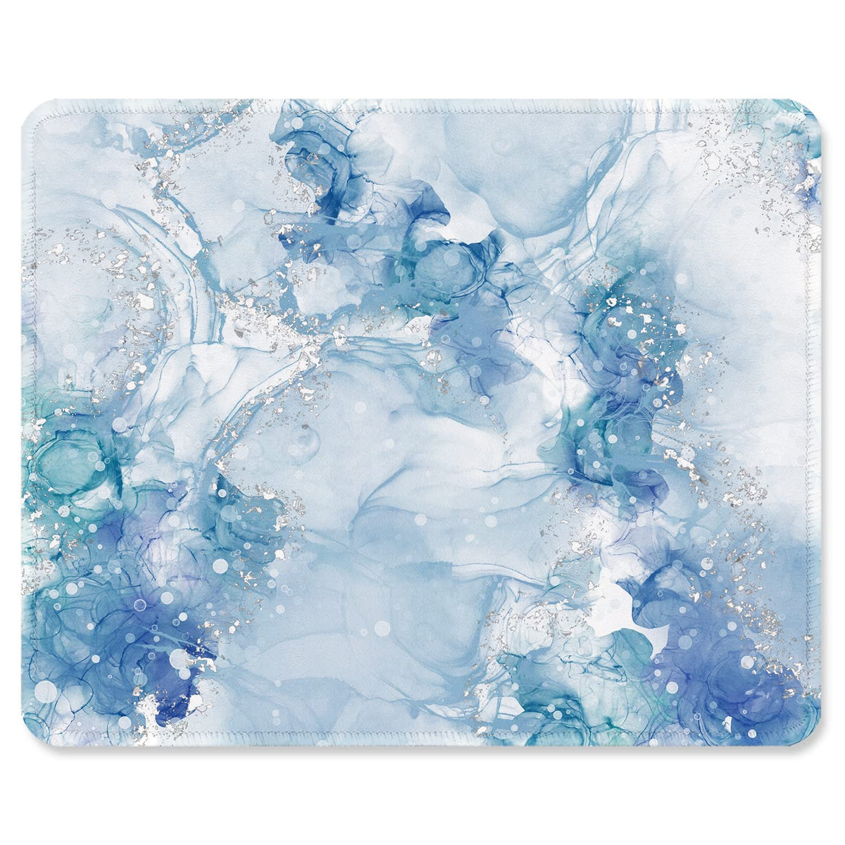 ITNRSIIET Mouse Pad with Stitched Edge Premium Textured Smooth Precise Operation Waterproof Washable Non-Slip Rubber Base Desktop Protection Mat, 10.2×8.3×0.12 inches, Palm Texture
