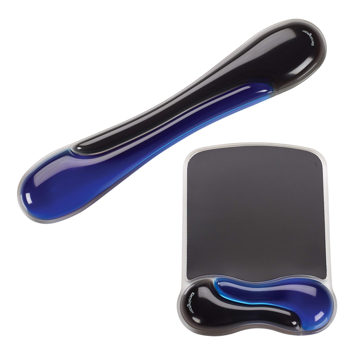 Kensington Duo Gel Mouse Pad with Wrist Rest, Ergonomic Wrist Support for Pain Relief, Comfortable Non-Skid Gel Pad for Computer, Laptop, Office & Home 9.6" x 7.6", Blue K62401AM | Ergonomic wrist support, non-skid gel pad, 9.6 x 7.6 in, pain relief for l