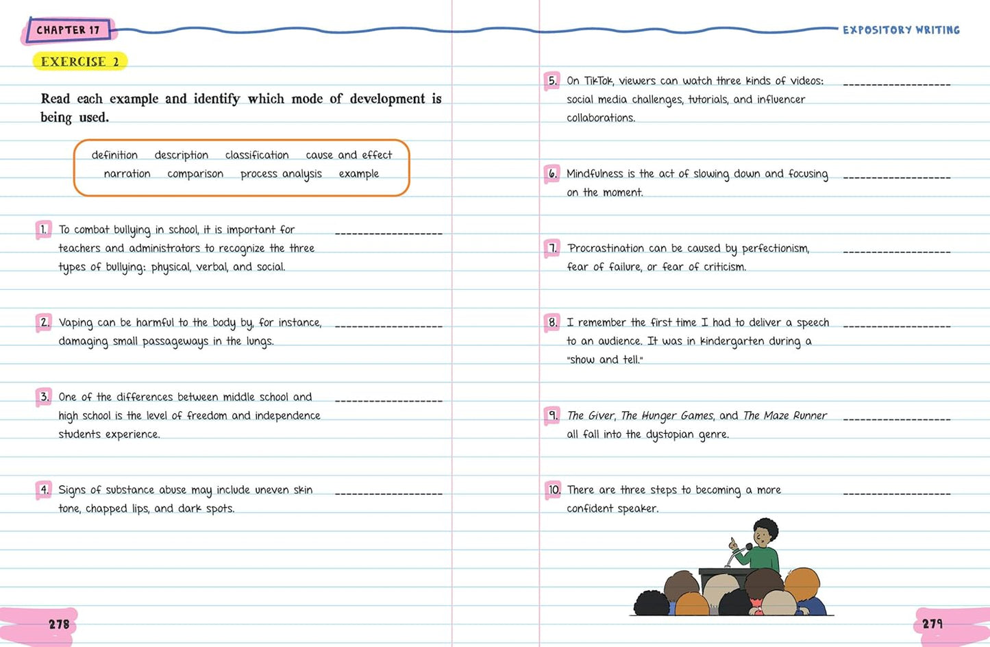 The Big Fat Middle School English Language Arts Workbook: 100+ ELA Practice Exercises (Big Fat Notebook)