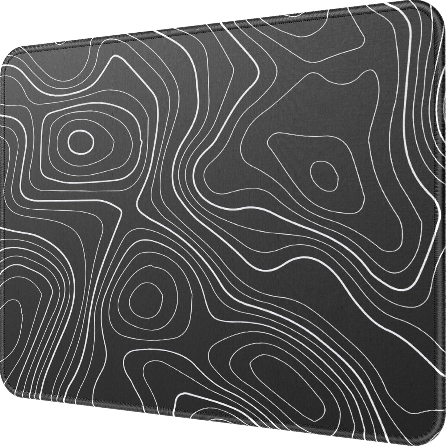 MROCO Essential Office & Gaming Mouse Pad, 30% Larger, 8.5” x 11” in, Black | Anti-Fray Stitched Edges, Premium Textured Surface, Non-Slip Rubber Base, Water and Stain Resistant Protection