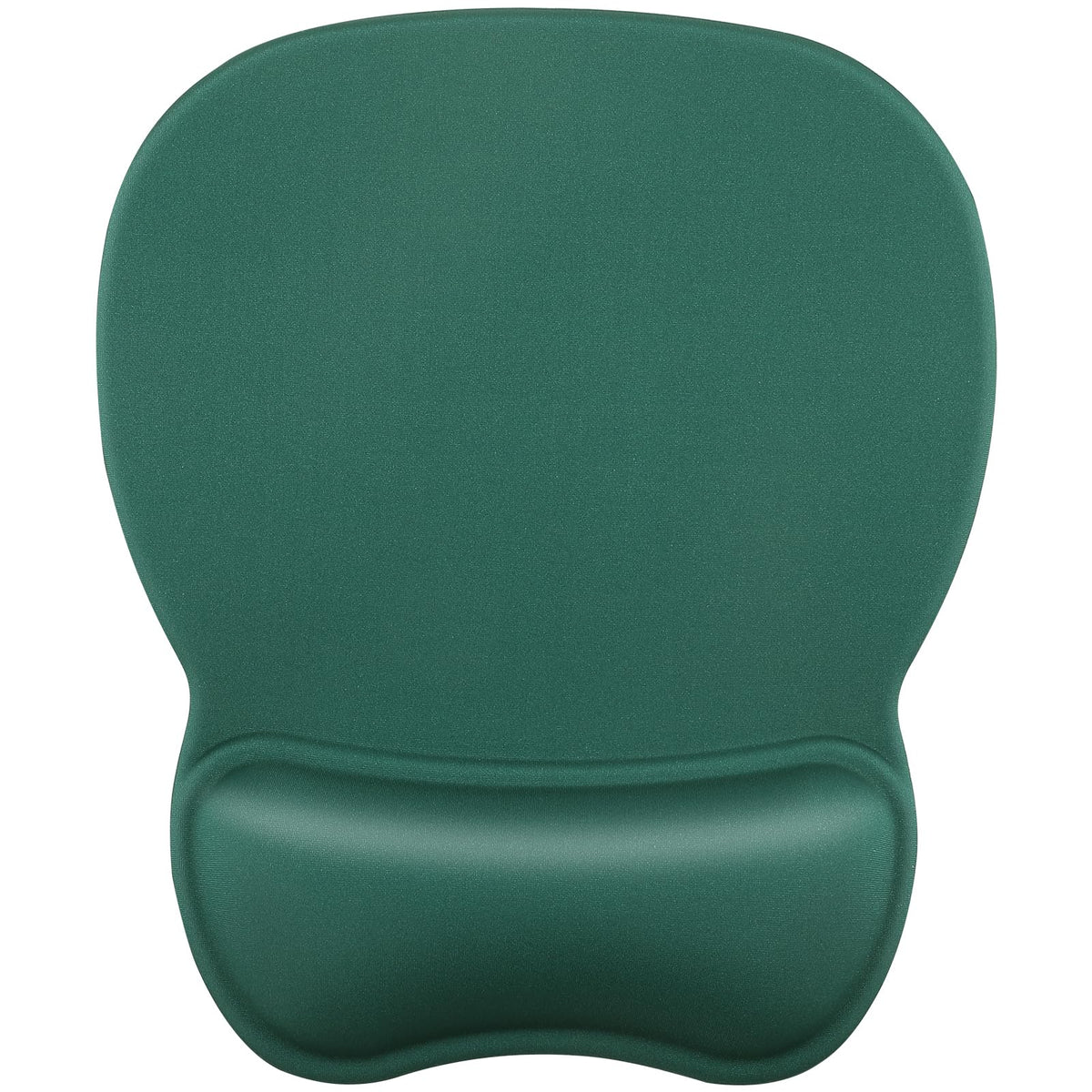 MROCO Ergonomic Mouse Pad with Gel Wrist Rest, 9.4 x 8.1 in, Black | Ergonomic Shape Design for Pain Relief, Cooling Feel Gel Cushioning for Wrist Comfort, Smooth Lycra Surface, Non-Slip PU Base