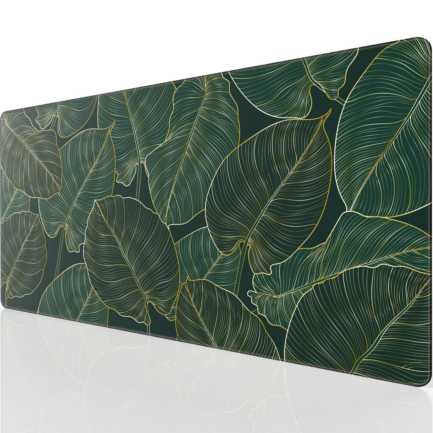 KTRIO Large Gaming Mouse Pad Desk Mat for Gamer, 31.5" x 11.8", Black, XL | Extended Size Design, Superior Micro-Weave Cloth, Non-Slip Rubber Base, Durable Stitched Edges, Water-Resistant Coating