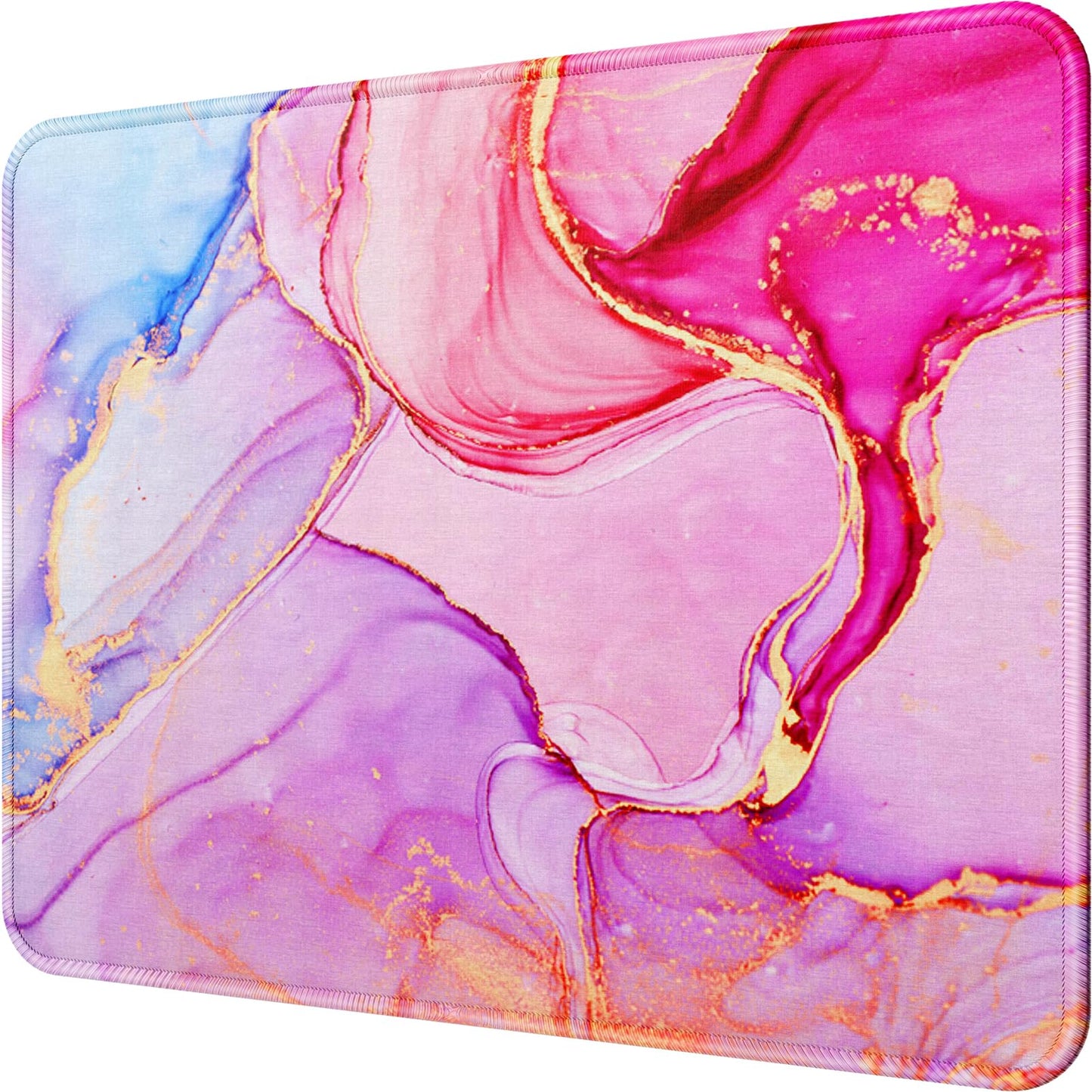 MROCO Essential Office & Gaming Mouse Pad, 30% Larger, 8.5” x 11” in, Black | Anti-Fray Stitched Edges, Premium Textured Surface, Non-Slip Rubber Base, Water and Stain Resistant Protection