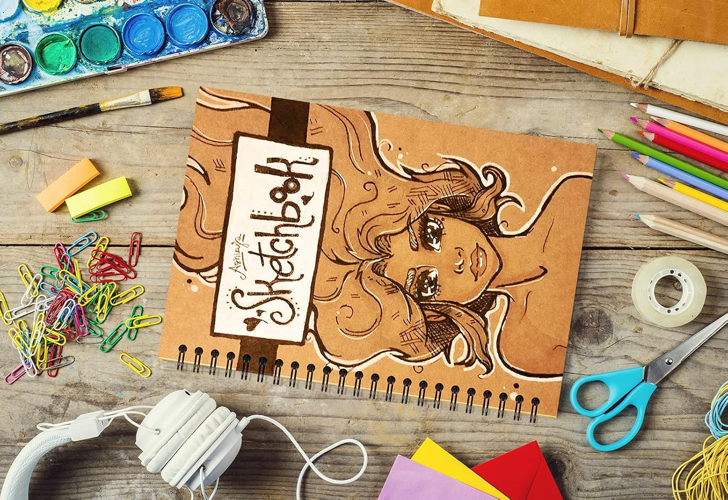 24 Pack A5 Spiral Notebooks Journal with Kraft Cover, 5x8 Inches, Ruled Lined Paper, for Work, Sketches, Study, Notes Taking, Gifts, Brown (24 PCS(Lined)) | A5 Notebook Bulk, Kraft Cover Design, Ruled Lined Paper, Spiral Binding, Work School Notes, Gift S