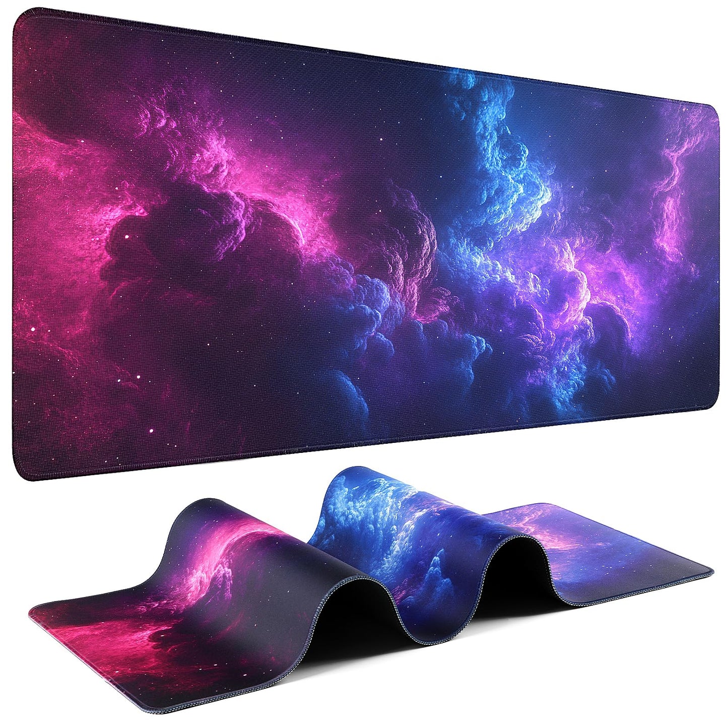Mouse Pad Gaming - Desk Mat for Keyboard and Mouse - Large Mouse Pads for Desk, Gaming Mousepad with Non-Slip Base, Desks Pad (31.5" X 11.8") for Game, Office and Home