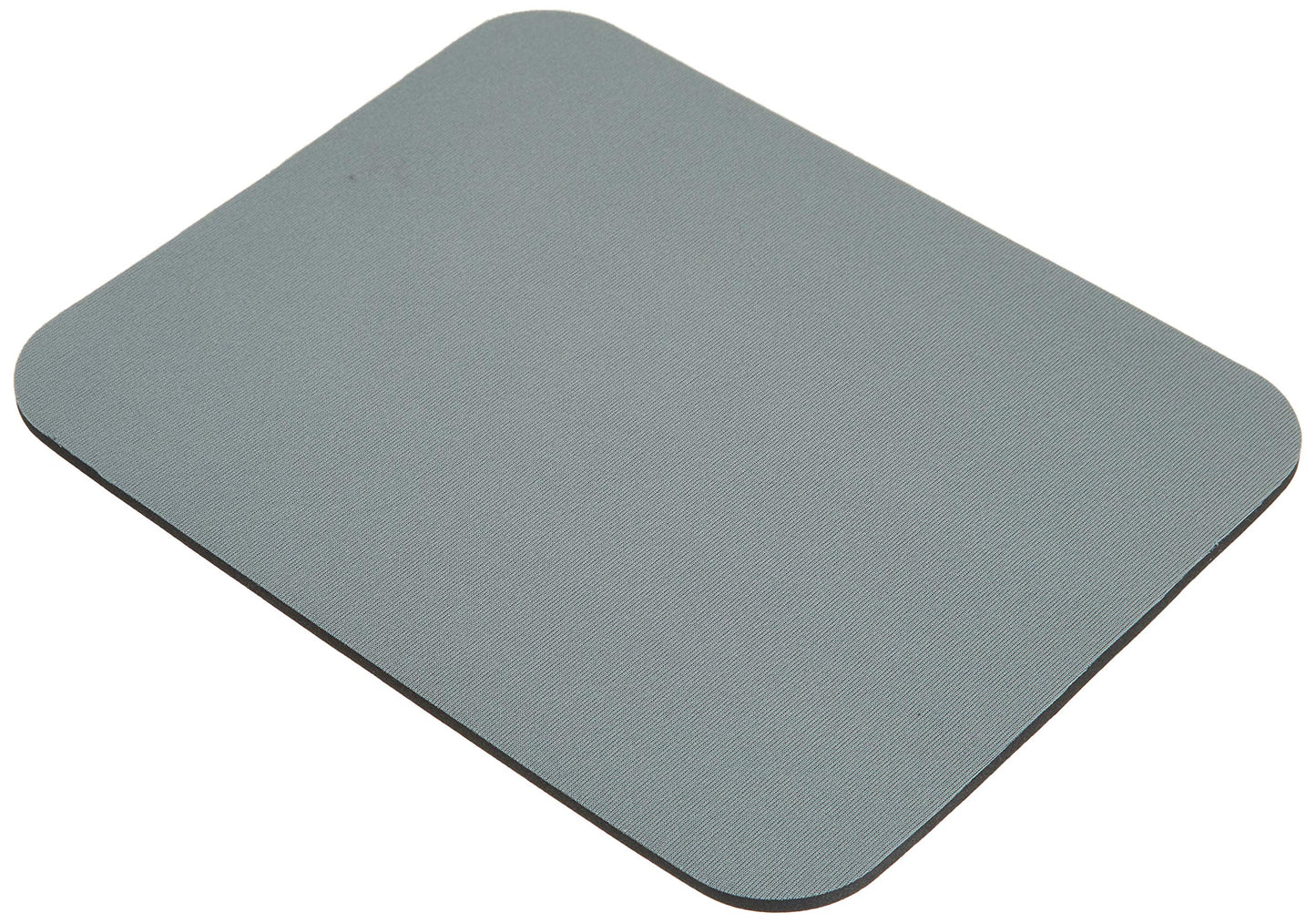 Belkin Rubber Fabric Mouse Pad, 8 x 9 in, Black | Non-slip rubber base, smooth fabric surface, desk accessory for office, home, and gaming setups