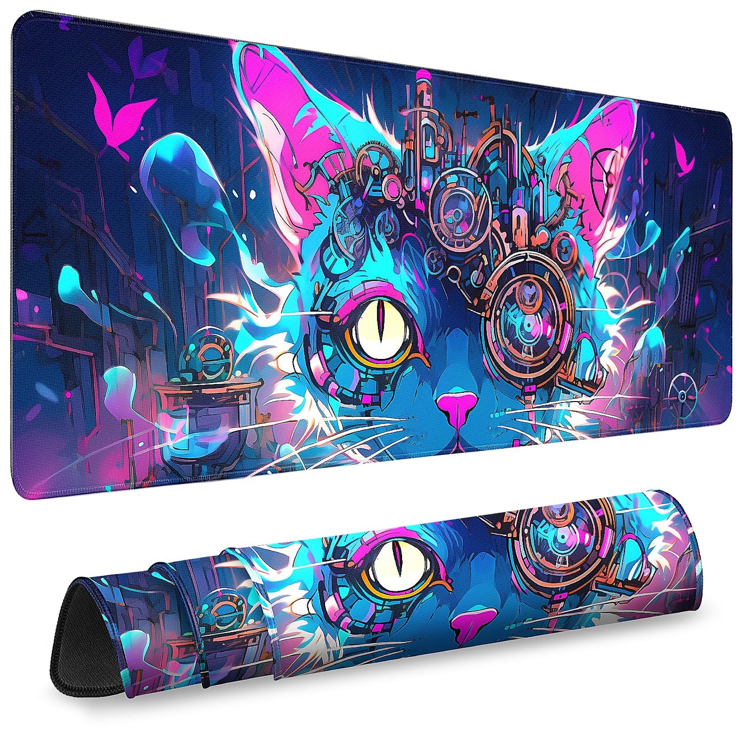 Gaming Mouse Pad, Desk Mat for Keyboard and Mouse, Large Mouse Pad for Desk, Computer Mousepad